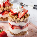 Strawberry Cheesecake Pudding