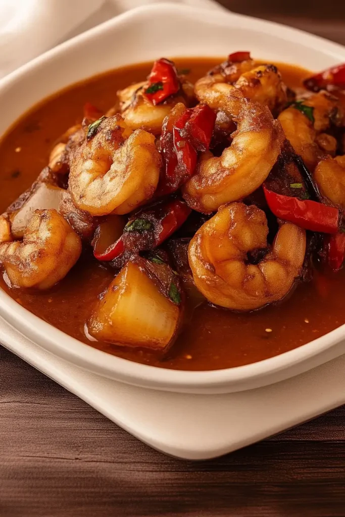 Asian Chilli Garlic Prawns