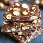 Chocolate Peanut Butter Peanut Brittle