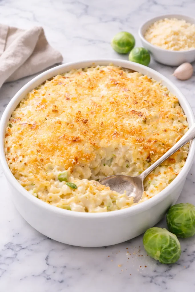 Brussels Sprout Mac 'n Cheese