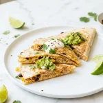 Chipotle Chicken Quesadillas with Rice