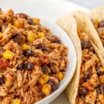 Crockpot Shredded Chicken Tacos