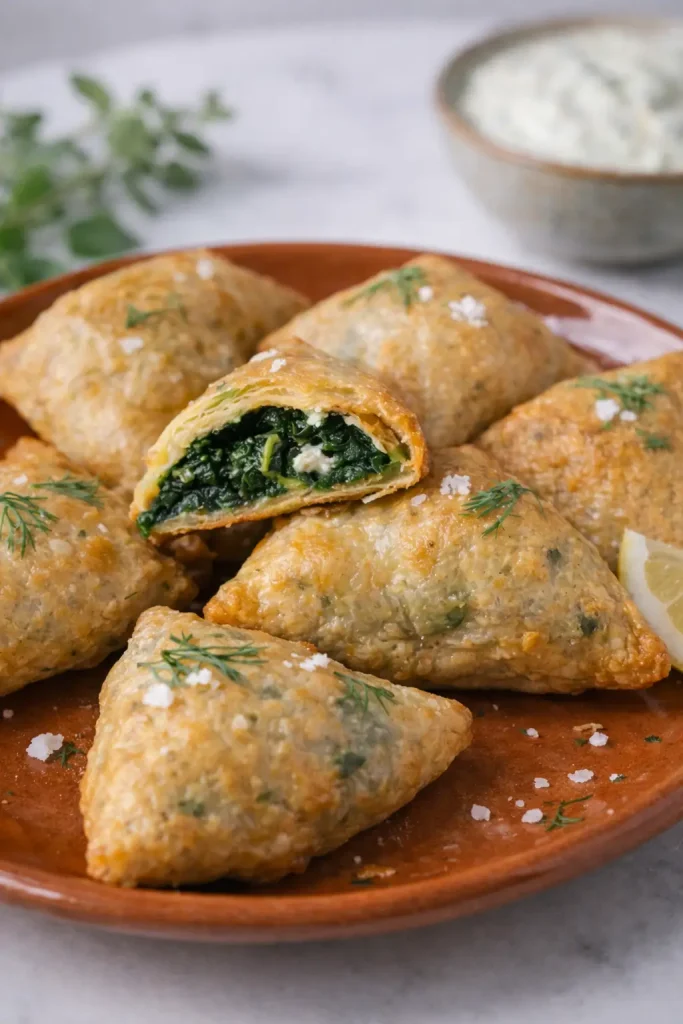 Gluten-Free Spanakopita Pockets Right View