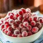 Sugared Cranberries for Garnish