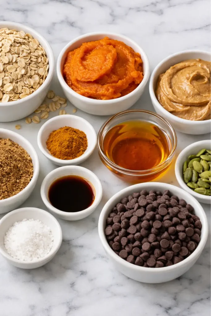 ingredients Pumpkin Energy Bites