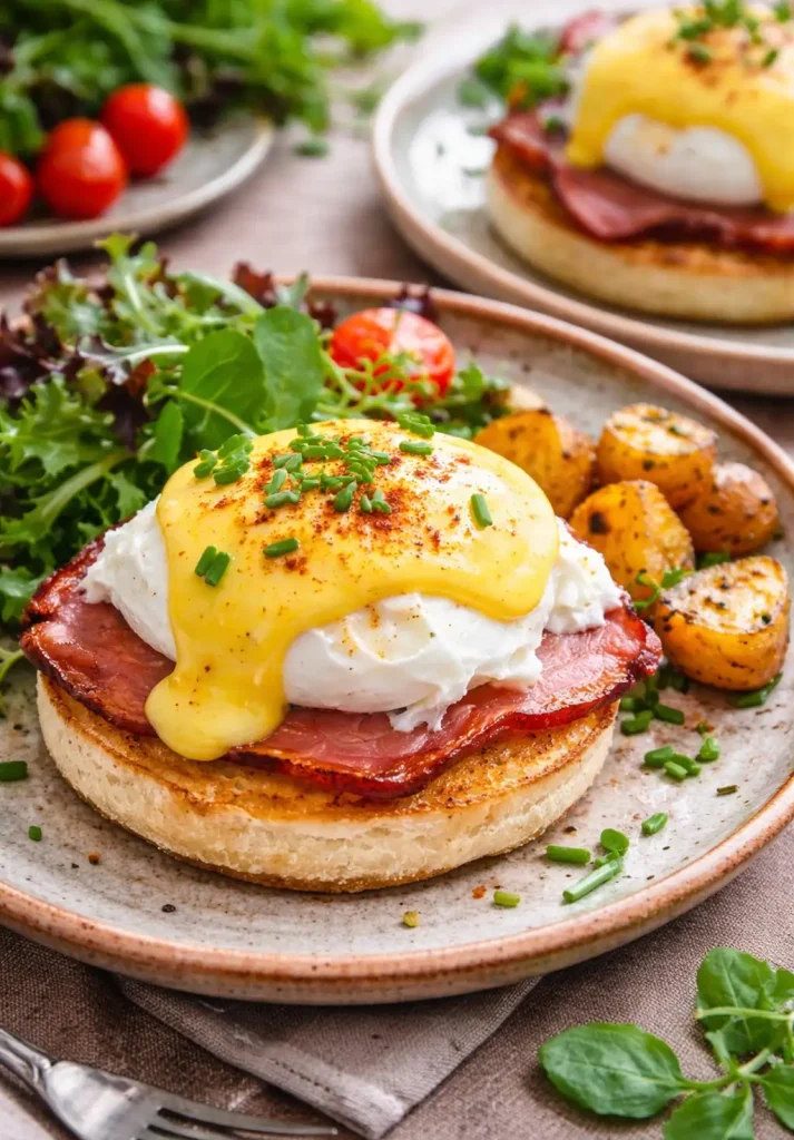 Eggs Benedict with Hollandaise Sauce