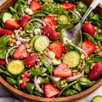 Strawberry Spinach Salad with Poppy Seed Dressing