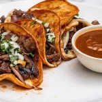 Birria Tacos with Consommé
