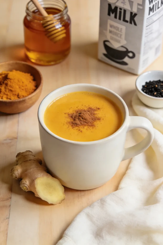Golden Turmeric Milk drink
