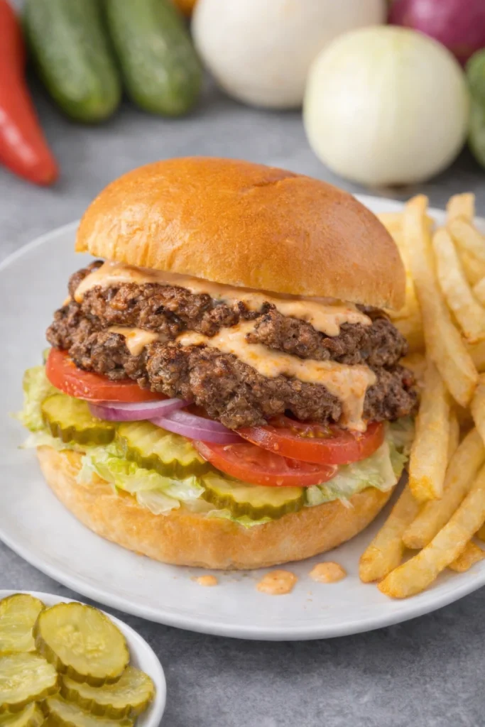 Homemade Smash Burgers with Special Sauce