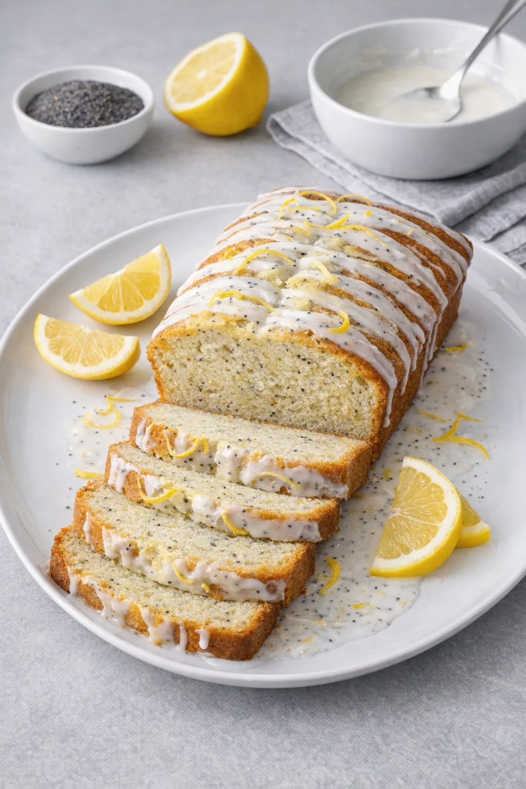 Lemon Poppy Seed Pound Cake