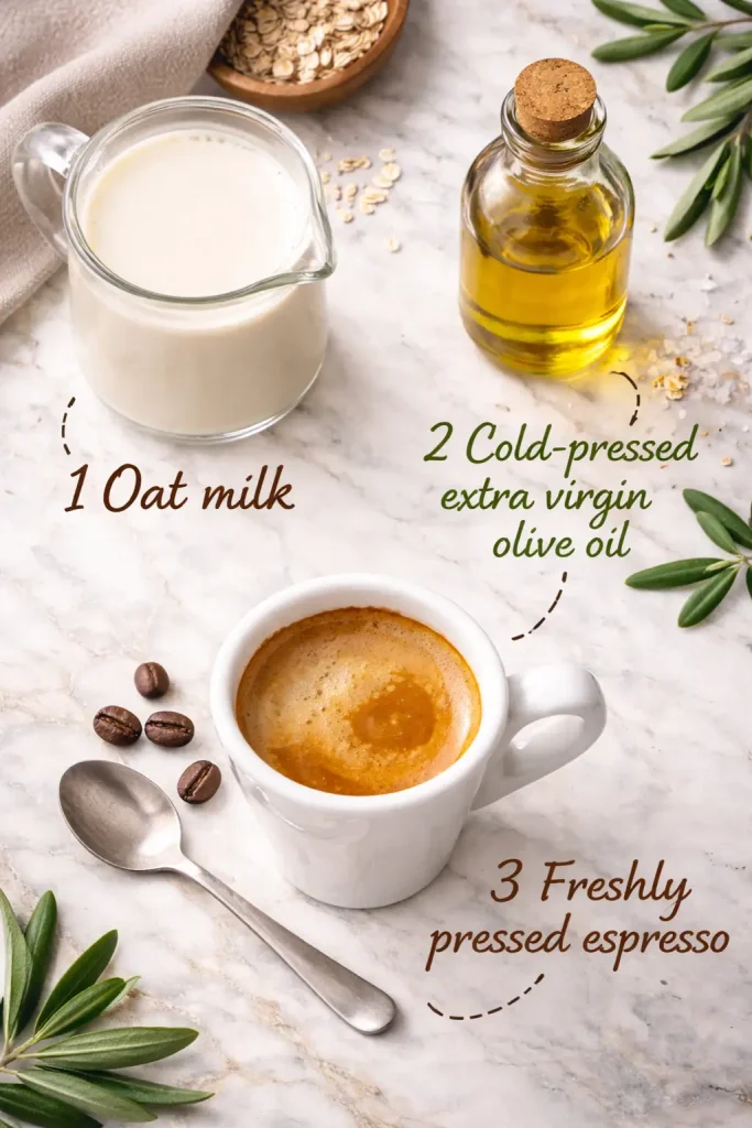 Olive Oil Coffee Ingredients
