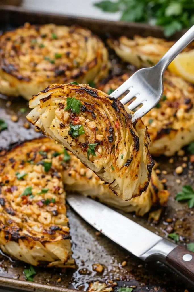 Roasted Cabbage Steaks ( some )
