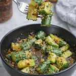 Smashed Cucumber Salad ( full fork)