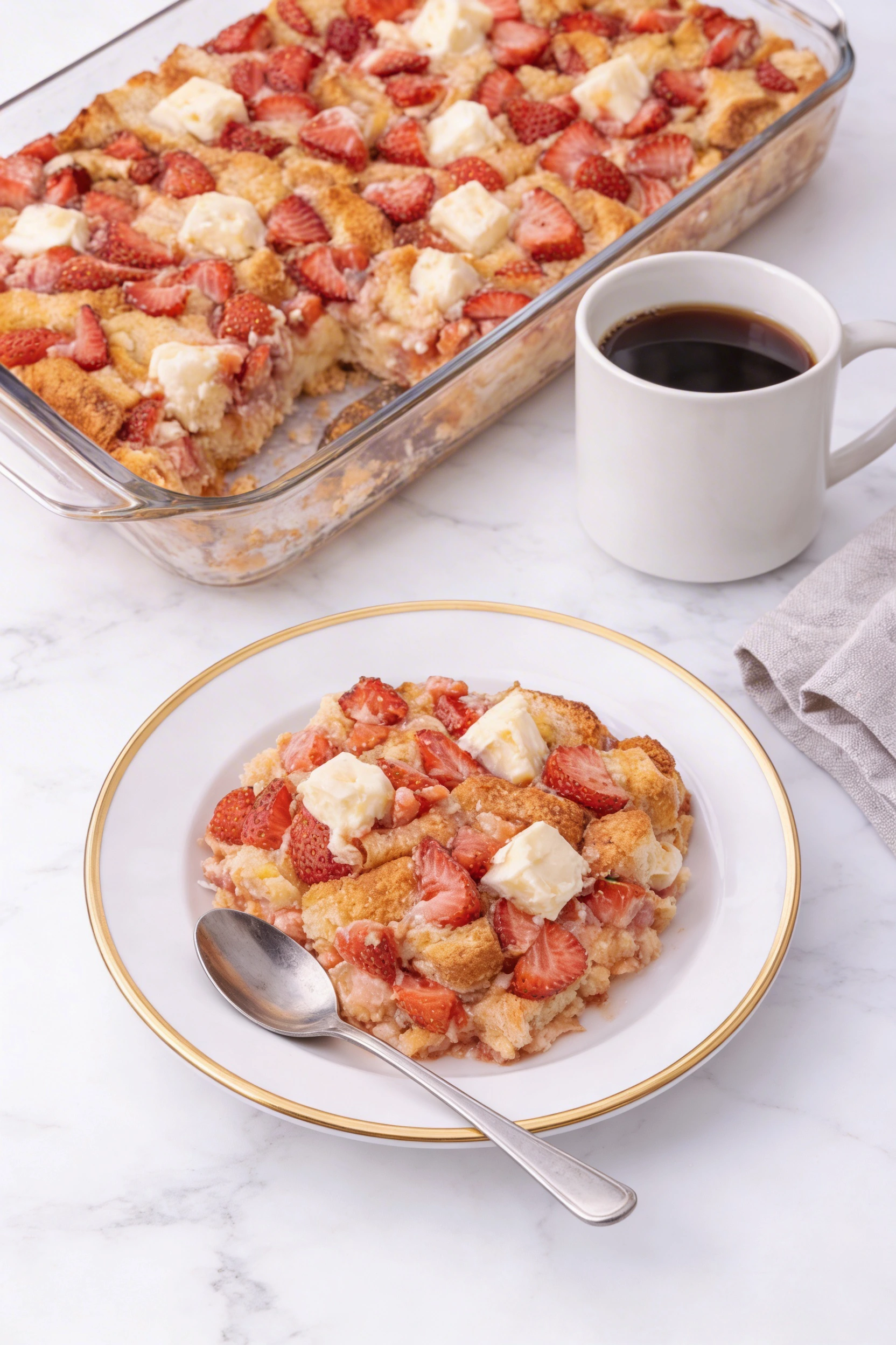 Strawberry French Toast Bake