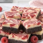 White Chocolate Raspberry Cheesecake Brownies